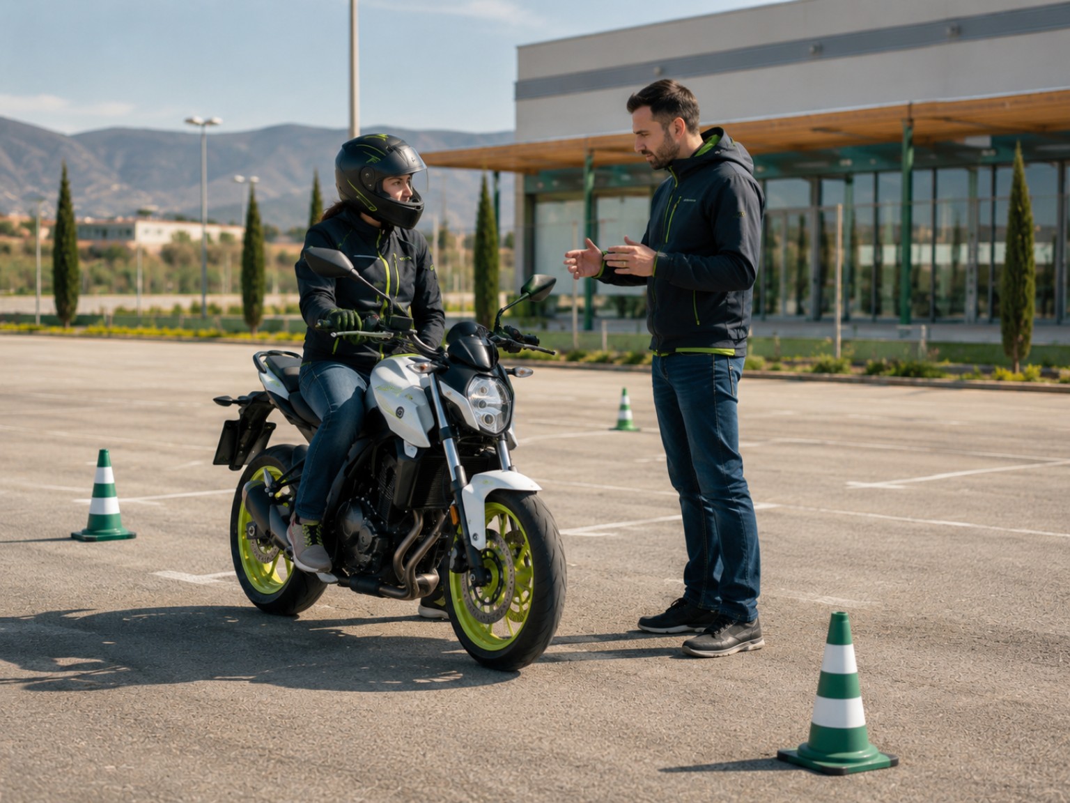 Imagen orientativa de motocicleta ligera de 125 para permiso A1.